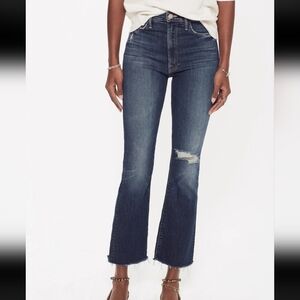 MOTHER Dark Blue Flare Jeans